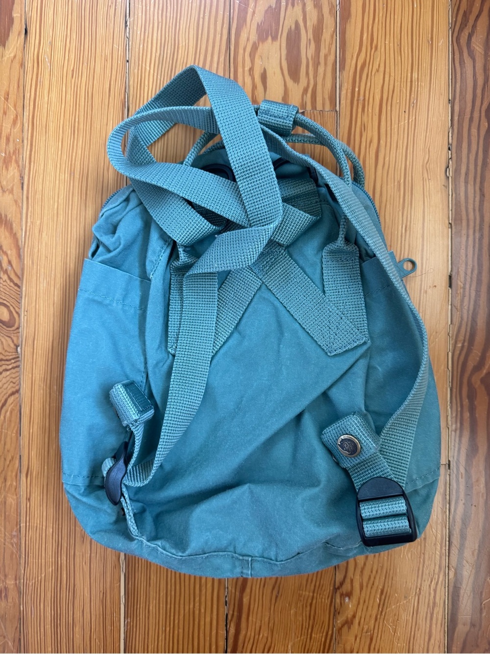 Fjallraven Kånken Mini Teal Backpack - Picture 3 of 5